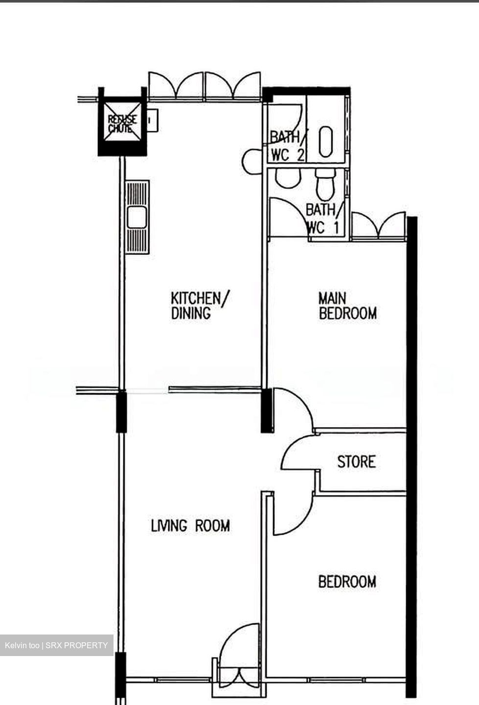 Blk 509 Bedok North Street 3 (Bedok), HDB 3 Rooms #538574441